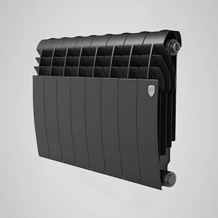 Биметаллический радиатор Royal Thermo BiLiner 500 черный 1 секция