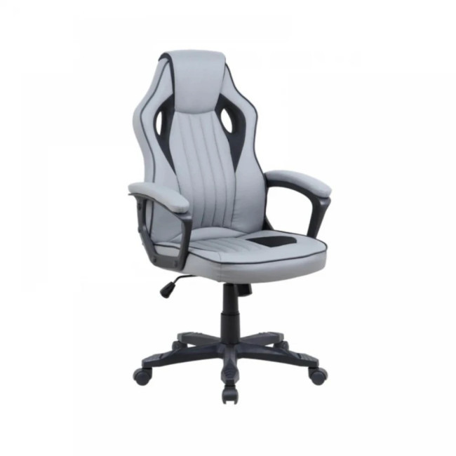 Кресло офисное SitUp LUNA PL (экокожа Grey/сетка Black)