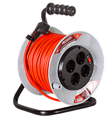 Удлинитель силовой на катушке Ресанта СУ-3х1,5-30/2