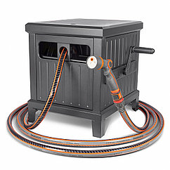 Катушка металлическая со шлангом 45м и набором для полива DAEWOO DWR 6145