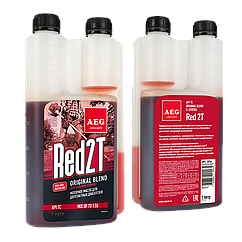 Масло для 2-х тактных двигателей AEG Universal 2T Motor Oil API TC мин. Дозатор (1л)