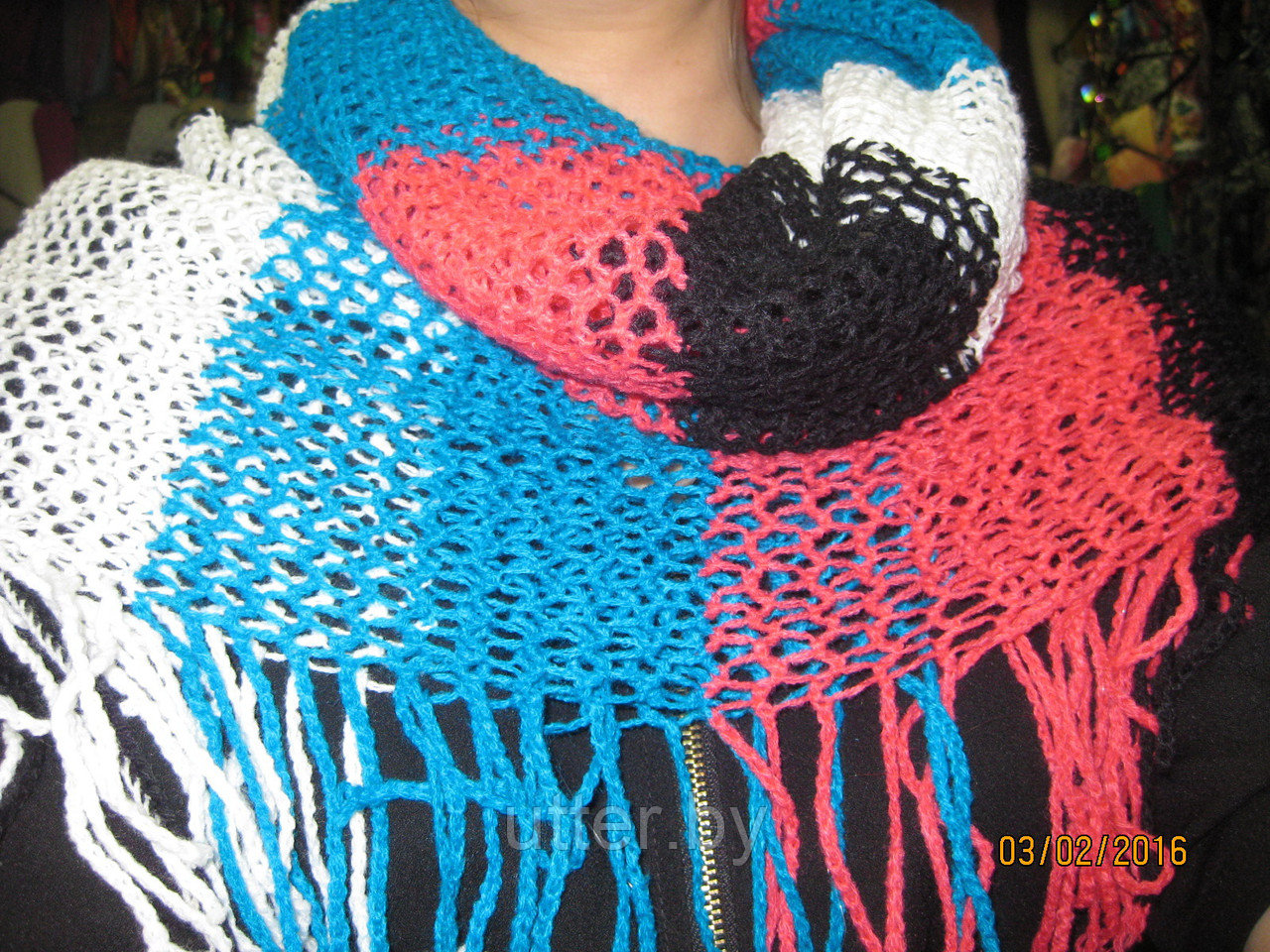Круговой шарф (снуд) вязаный - фото 8 - id-p25912477