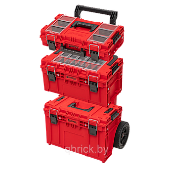 Набор ящиков Qbrick System PRIME Set 2 RED Ultra HD Custom, красный