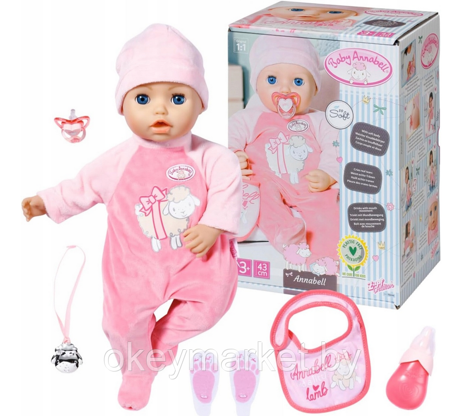 Интерактивная кукла Baby Annabell Annabell 43 см- Zapf Creation 706299, фото 2