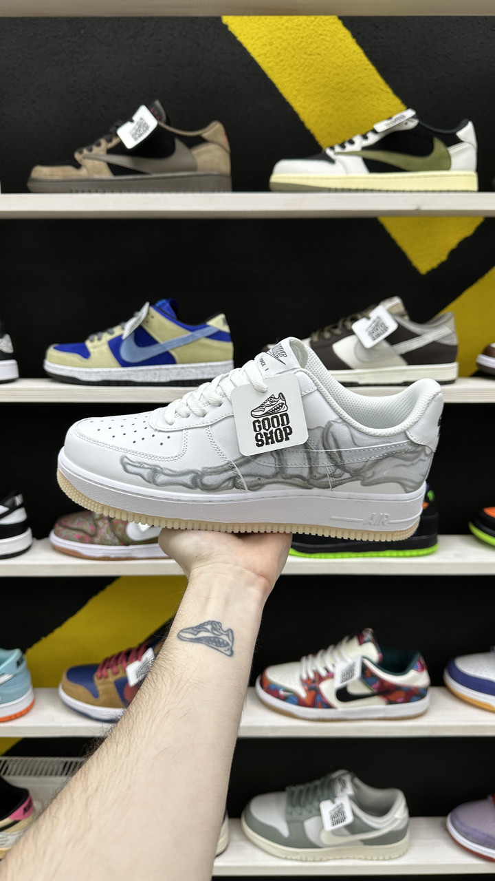 Кроссовки Nike Air Force 1 Skeleton White