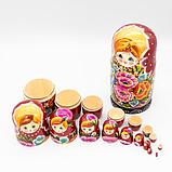 Матрёшка 10 в 1 расписная большая, фото 2