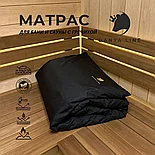 Матрас для парения Banya Line из гречишной лузги, черный, фото 2