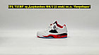 Кроссовки Air Jordan 5 Low White Black Red, фото 3