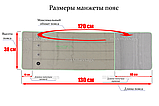 Doctor Life Манжета для талии (пояс) с раздельным воздуховодом (нет в комплекте), серый (без аппарата), фото 6