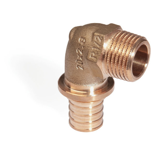 Угольник бронзовый с наружной резьбой RAUTITAN RX+ Ду 20-R 3/4" REHAU