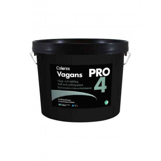 Интерьерная краска Vagans PRO 4, A база, 0,9л