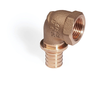 Угольник бронзовый с внутренней резьбой RAUTITAN RX+ Ду 20-R 1/2" REHAU