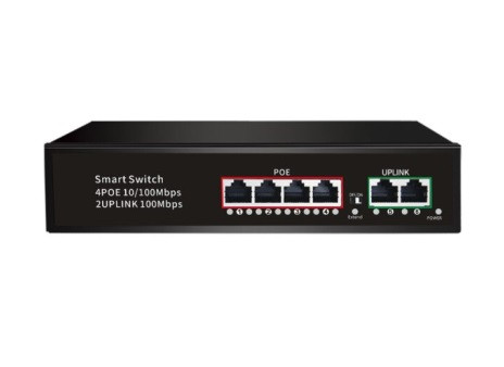 4 POE Коммутатор OPL-SWAI-FF000204P-Z60w