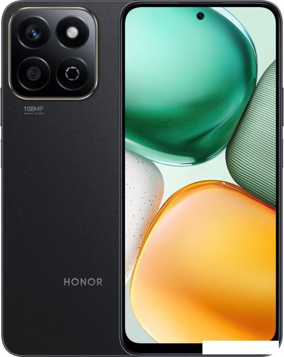 Смартфон HONOR X7c 6GB/128GB (полуночный черный)