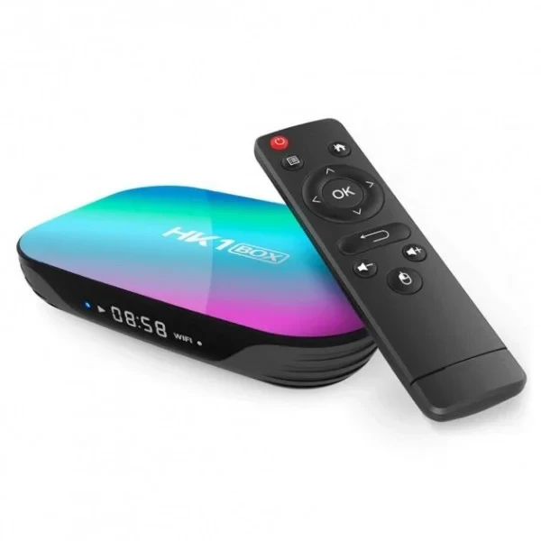 Smart TV Android приставка HK1 S905X3 (4Gb/32Gb), Android 9, Wi-Fi, 4K, HDMI, 2xUSB, MicroSD до 64GB