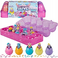Игровой набор - Hatchimals Alive Love to Live 5 яиц с фигурками и аксессуарами - Spin Master 6067404