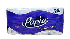 ТУАЛЕТНАЯ БУМАГА PAPIA PROFESSIONAL трехслойная упаковка 8шт