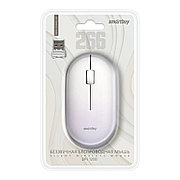 Беспроводная мышь беззвучная SBM-266AG-W белый Smartbuy