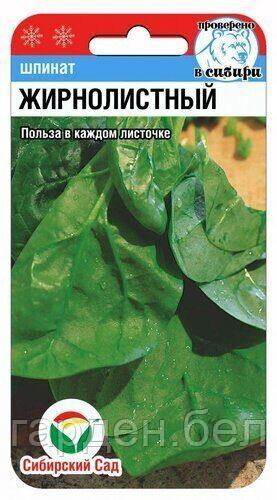 Шпинат Жирнолистный 1гр (Сиб сад)