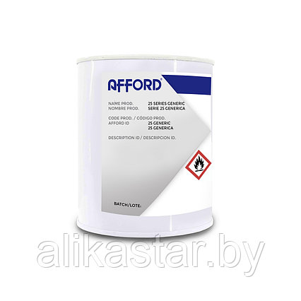 Краска для печати по стеклу и обработанных PP и PE  AffordGlass 25 серия,  АФФОРД     (аналог EPOXER 92.000)