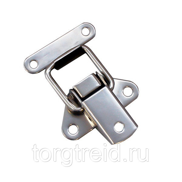 Замок-защелка рычажная Мотылек L=45, нержавеющая сталь