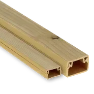 Канал кабельный (60х60) (24 м) светлое дерево EKF-Plast, фото 2