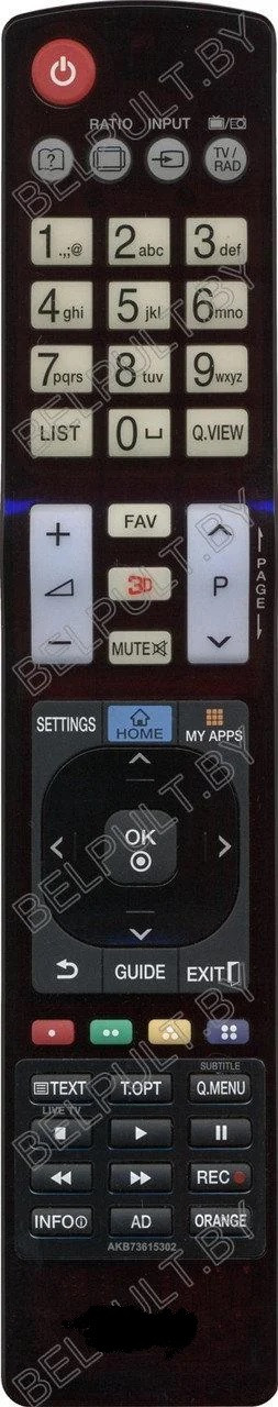 Пульт ДУ для LG AKB73615302 3D