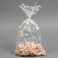 Пакет пропиленовый «Снежинки», 19 х 34 см