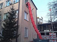 Мусоропровод, мусоросброс, мусороспуск пластиковый, строительный.