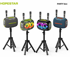 Колонка портативная музыкальная Party Box со штативом 120 Вт, Hopestar, Bluetooth колонка