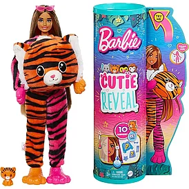 Кукла Barbie Cutie Reveal Тигр HKP99