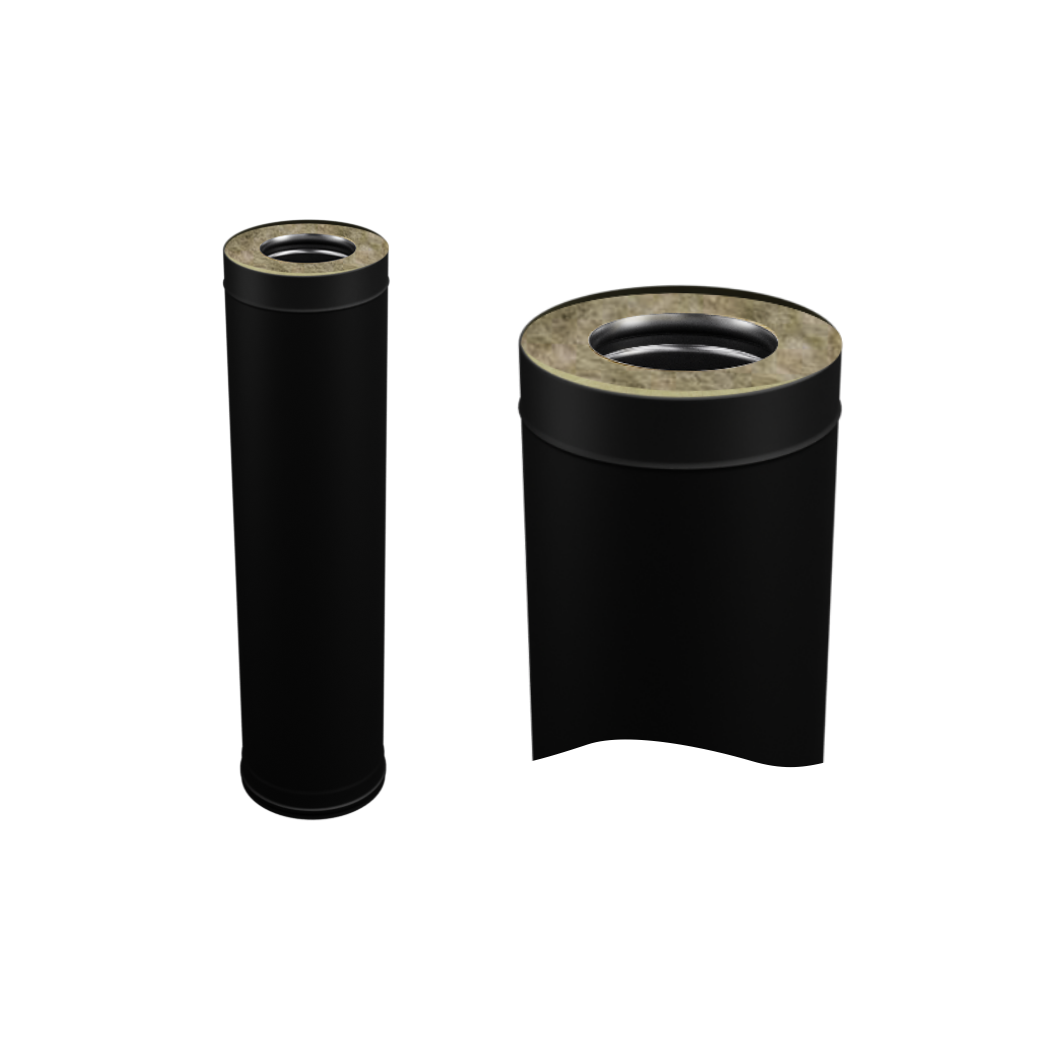 Сэндвич BLACKSIDE 0,5 м (AISI 430/0,8мм/0,5мм)