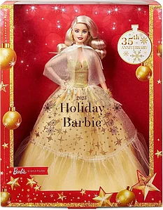 Коллекционная кукла Mattel Barbiee Signature Рождественская HJX08