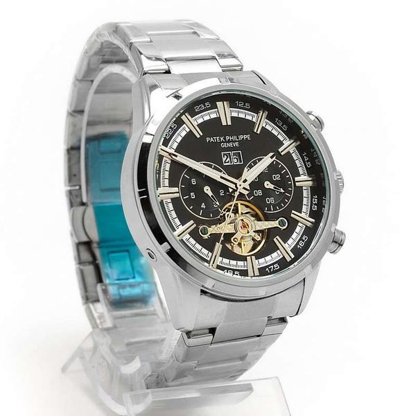 Мужские часы PATEK PHILIPPE, механика, открытый механизм, качество люкс!