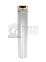 Труба дымохода Термо L1000 ТТ-Р 430-0,8/430 D115/200, ТиС Феррит