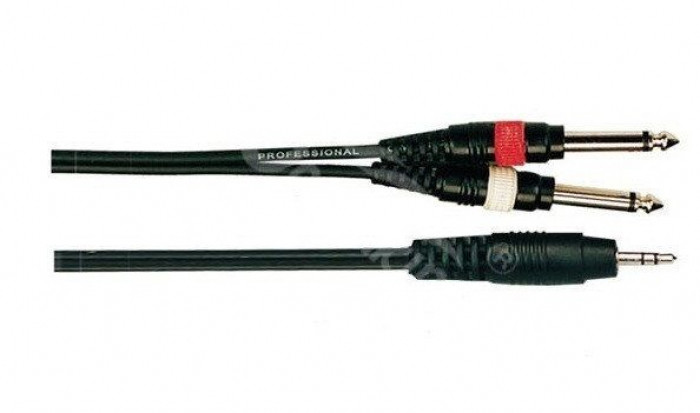Soundking BB317/6FT Кабель акустический 3.5мм стерео - 2х6.3мм моно, 1.8