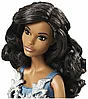 Коллекционная праздничная кукла Barbie в синем платье DGX99, фото 5