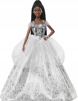 Коллекционная кукла Mattel Barbie Праздничная 2021 GXL19, фото 2