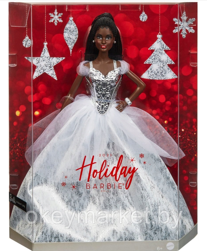 Коллекционная кукла Mattel Barbie Праздничная 2021 GXL19