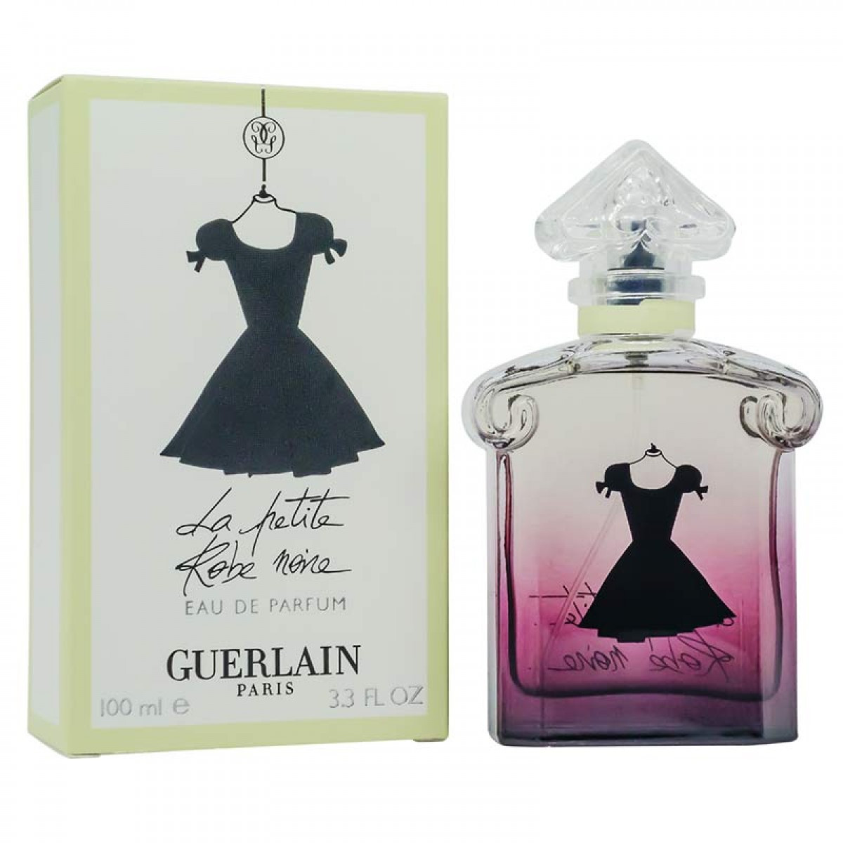 Guerlain La Petite Robe Noire / EDP 100 ml (Герлен Ла Петит Роб Нуар черное платье короткие рукава)