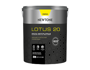 Краска Lotus 20 моющаяся латексная полуматовая 0,8л База А