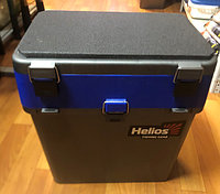 Ящик рыболовный зимний Helios 19 л синий