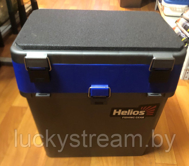 Ящик рыболовный зимний Helios 19 л синий