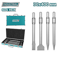 Набор зубил SDS-hex TOTAL TAC0304375 (4 шт)