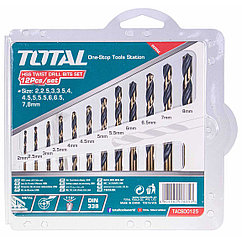Набор сверл по металлу TOTAL TACSD0125 (12шт)