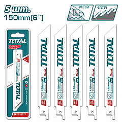 Полотно для сабельной пилы 150 мм по металлу TOTAL TRSB922EF (5 шт)