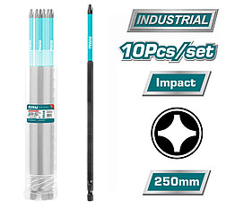 Бита ударная PH2 250 мм TOTAL TACIM16PH2103 (10 шт)