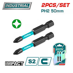 Бита ударная PH2 50 мм TOTAL TACIM71PH250 (2 шт)