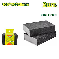 Губка абразивная 4-х сторонняя DYLLU DTUK2503