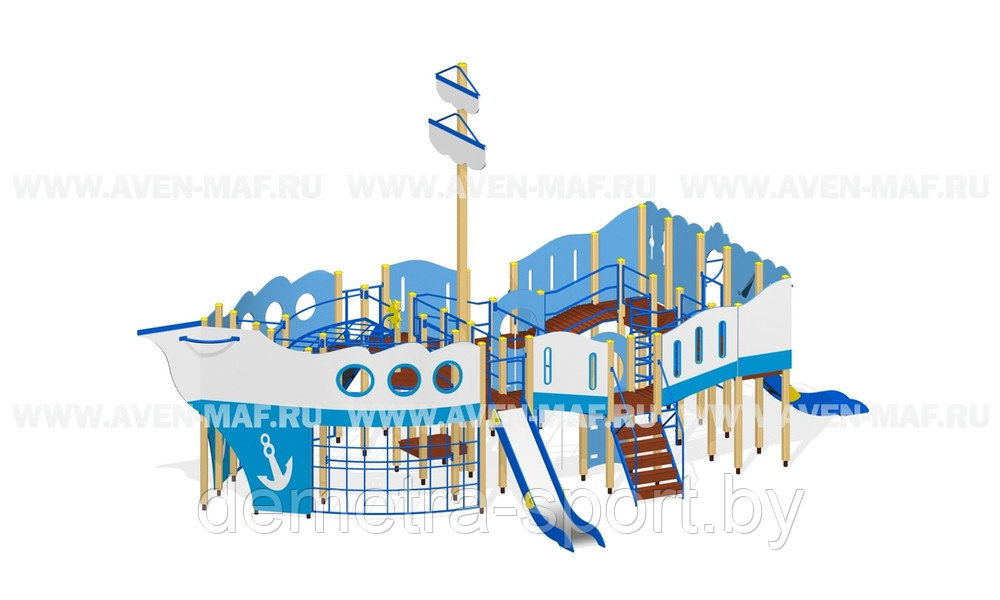 Игровой городок Г-73 м Корабль
